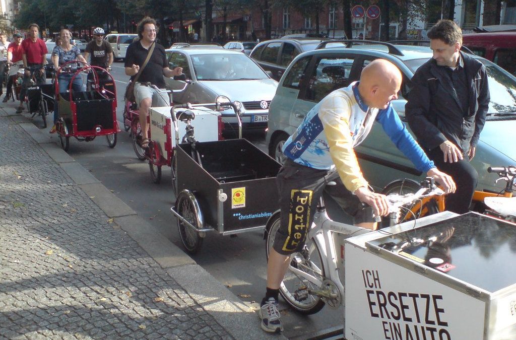 Cargobikes und die Platznot auf Radwegen
