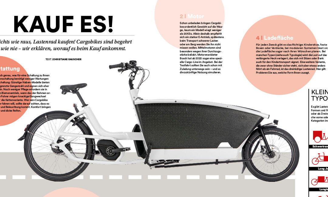 Kaufberatung: Das richtige Cargobike finden
