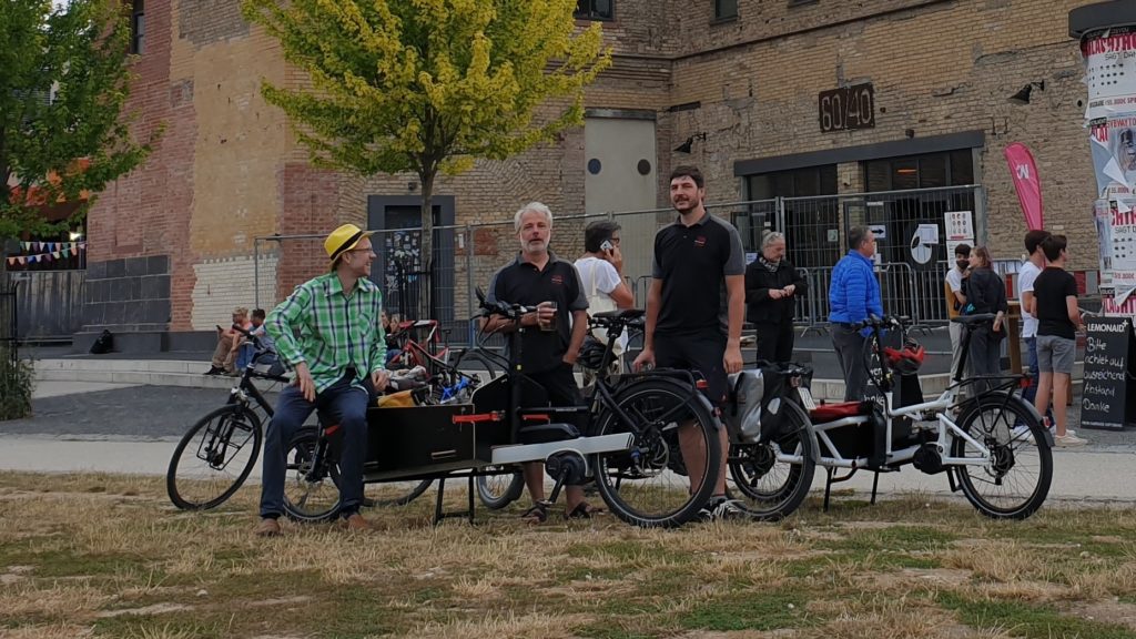 Critical Mass Wiesbaden mit Cargobikes