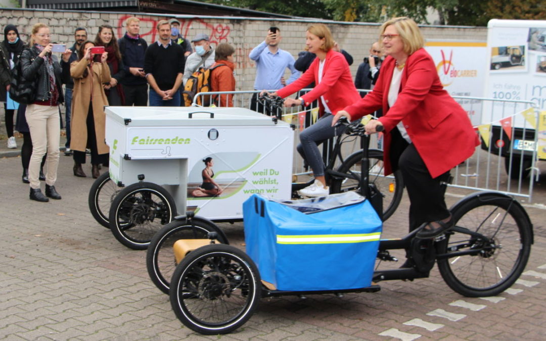 Berlin: Mikrodepot für Radlogistik in Tempelhof-Schöneberg eröffnet