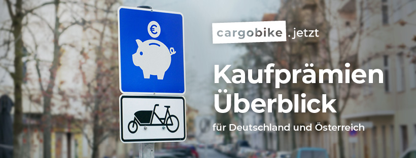 Banner Kaufprämien Lastenräder