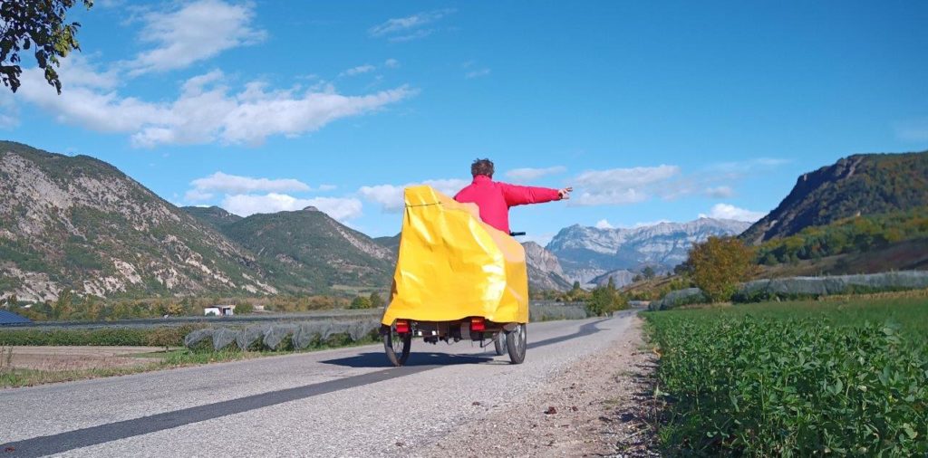 Cargobike Klavier Alpen