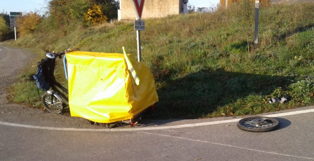 Piano Cargobike Unfall