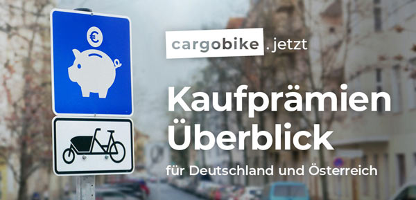banner lastenrad förderung