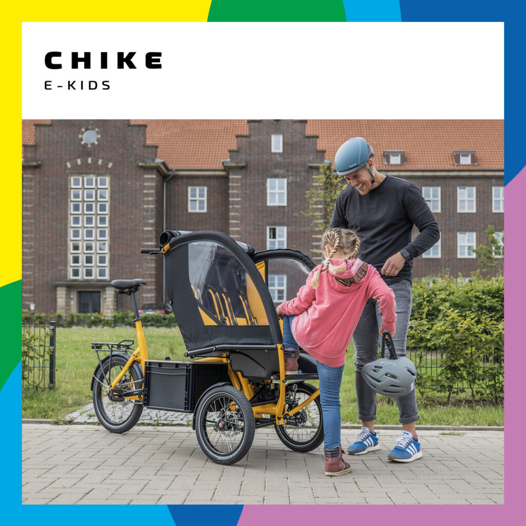 Cargobike Roadshow Herbst 2023, Chike E-Kids