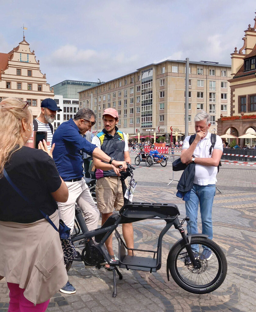 Cargobike Roadshow in Leipzig, Lastenrad von Ca Go