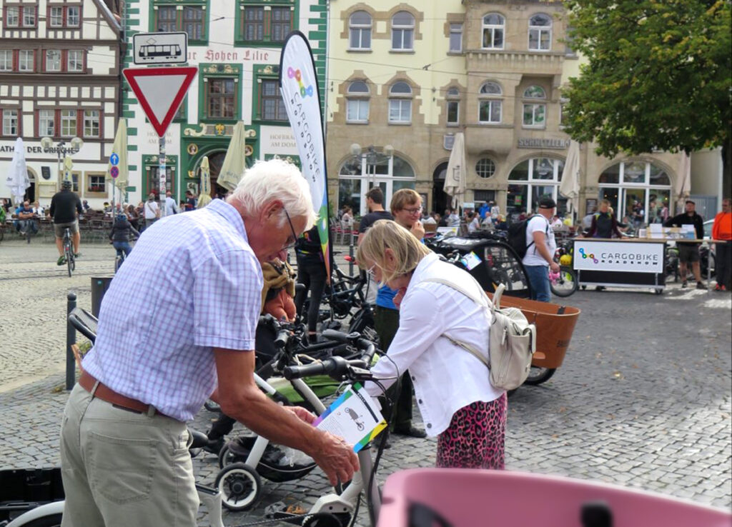 Cargobike Roadshow in Erfurt