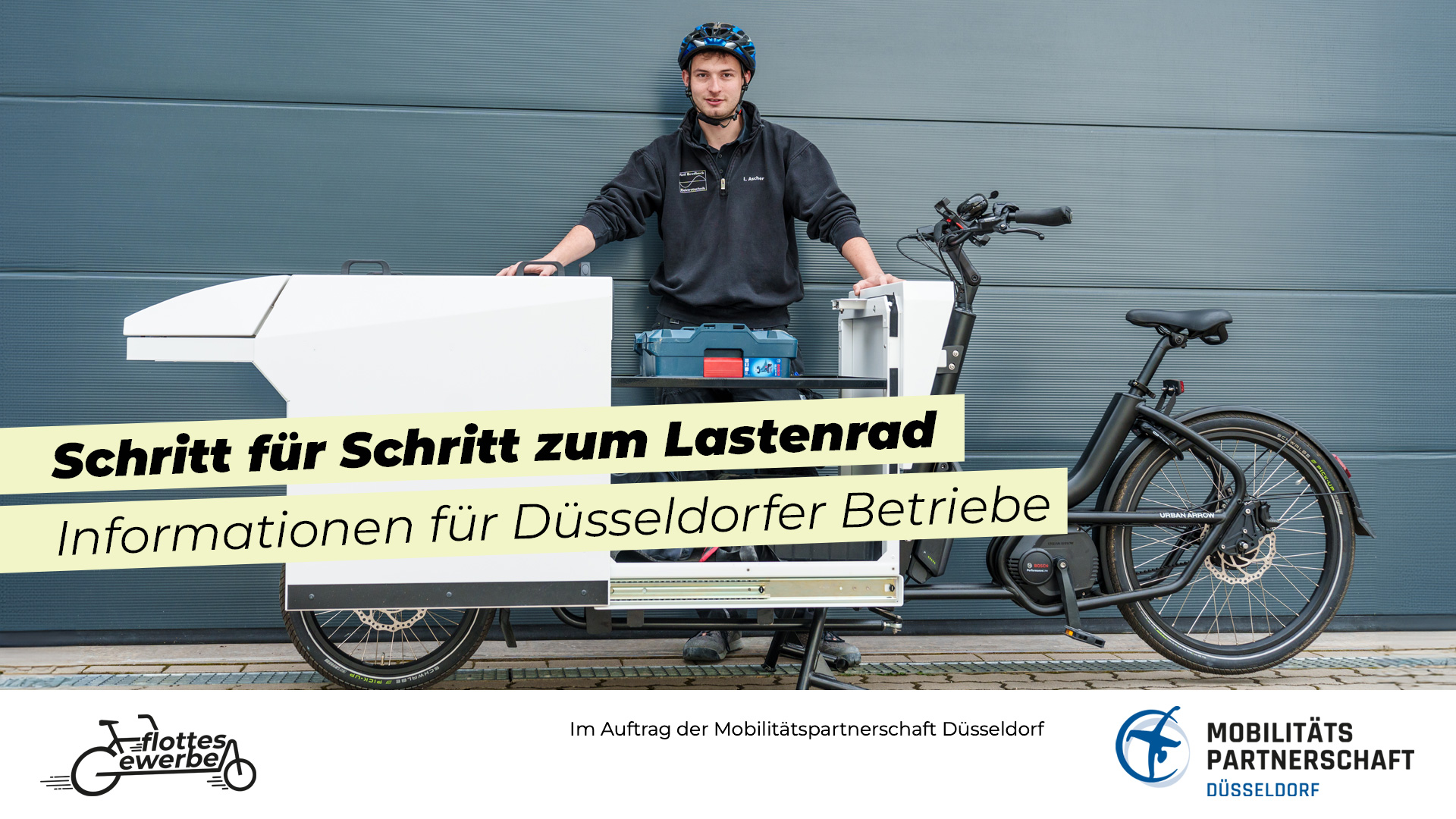 Schritt für Schritt zum Lastenrad: Informationen für Düsseldorfer Betriebe