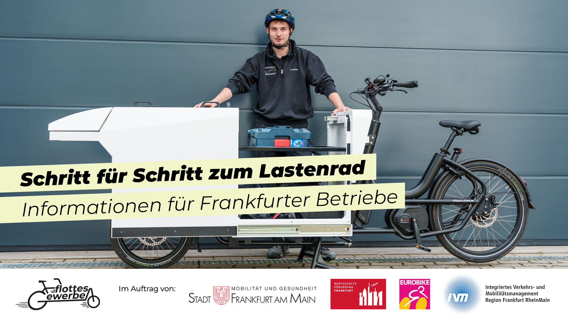 Schritt für Schritt zum Lastenrad: Informationen für Frankfurter Betriebe