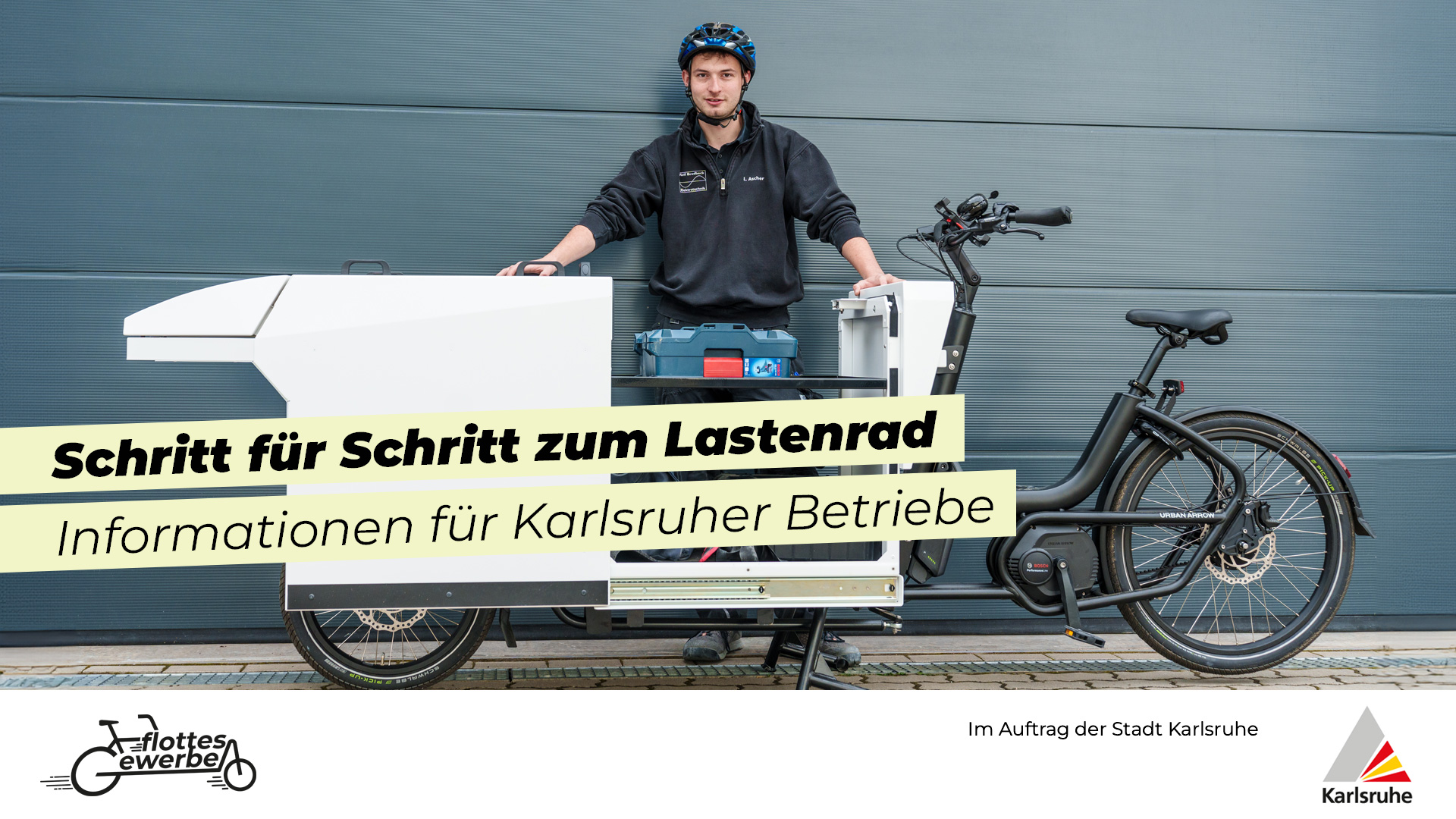 Schritt für Schritt zum Lastenrad: Informationen für Karlsruher Betriebe
