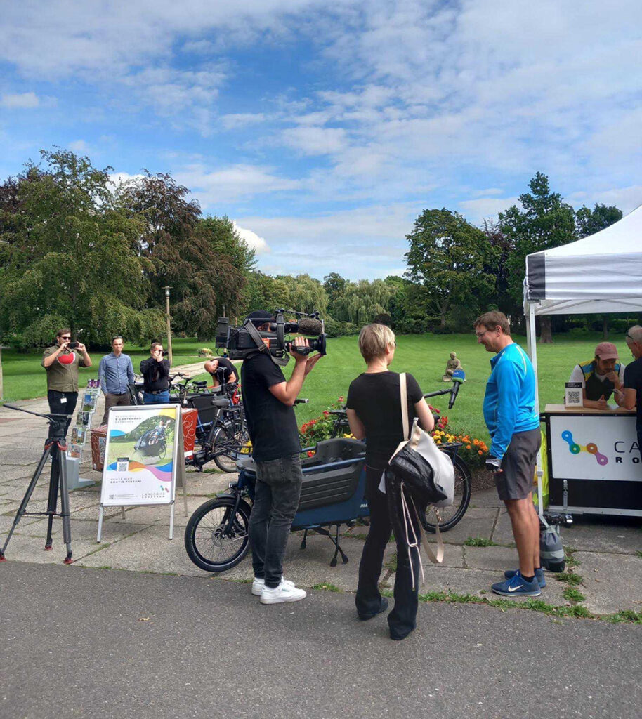 Cargobike Roadshow in Markkleeberg