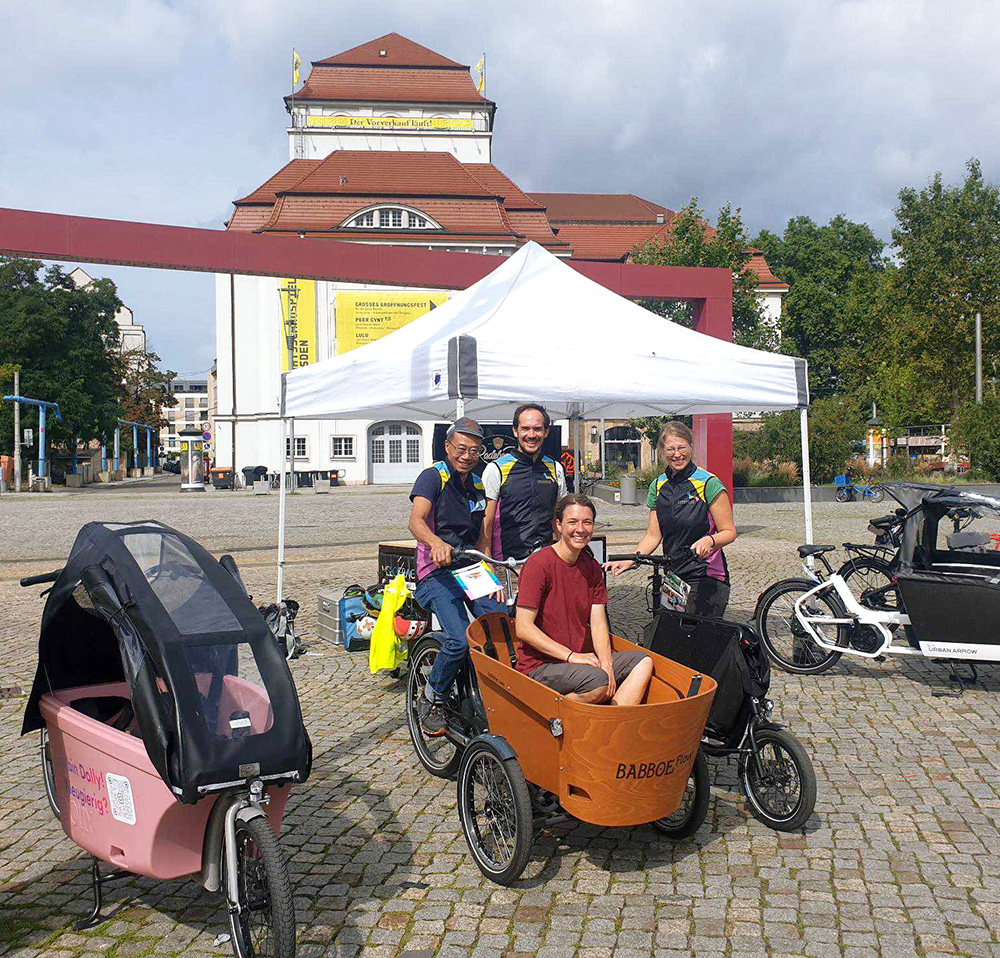 Cargobike Roadshow in Dresden