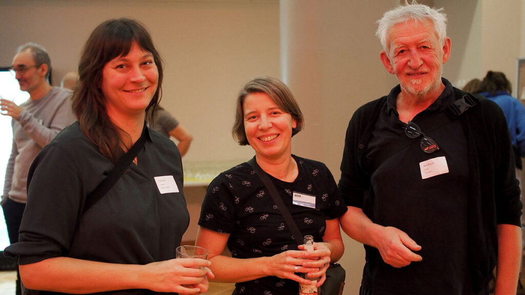 cargobike.jetzt Neujahrsempfang 2024 Carolin Lorenz, Stephanie Ellers, Andreas-Lindl